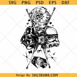 Vintage Star Wars SVG PNG, Star Wars Dark side SVG, Darth maul svg, storm pooper svg, Darth Vader svg