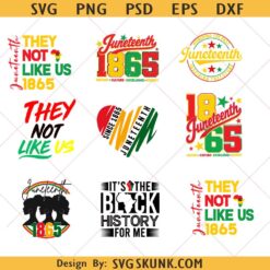 Juneteenth svg bundle, Black History Month svg, It's the black history for me svg, Juneteenth 1865 Png, Afro Juneteenth svg