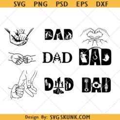 Fathers Day SVG bundle, Dad Life SVG bundle, Dad Svg bundle, Dad Monogram SVG