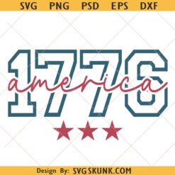 1776 America Png, Retro 4th Of July Svg, Independence Day Svg, Usa Png, Patriotic Day Svg