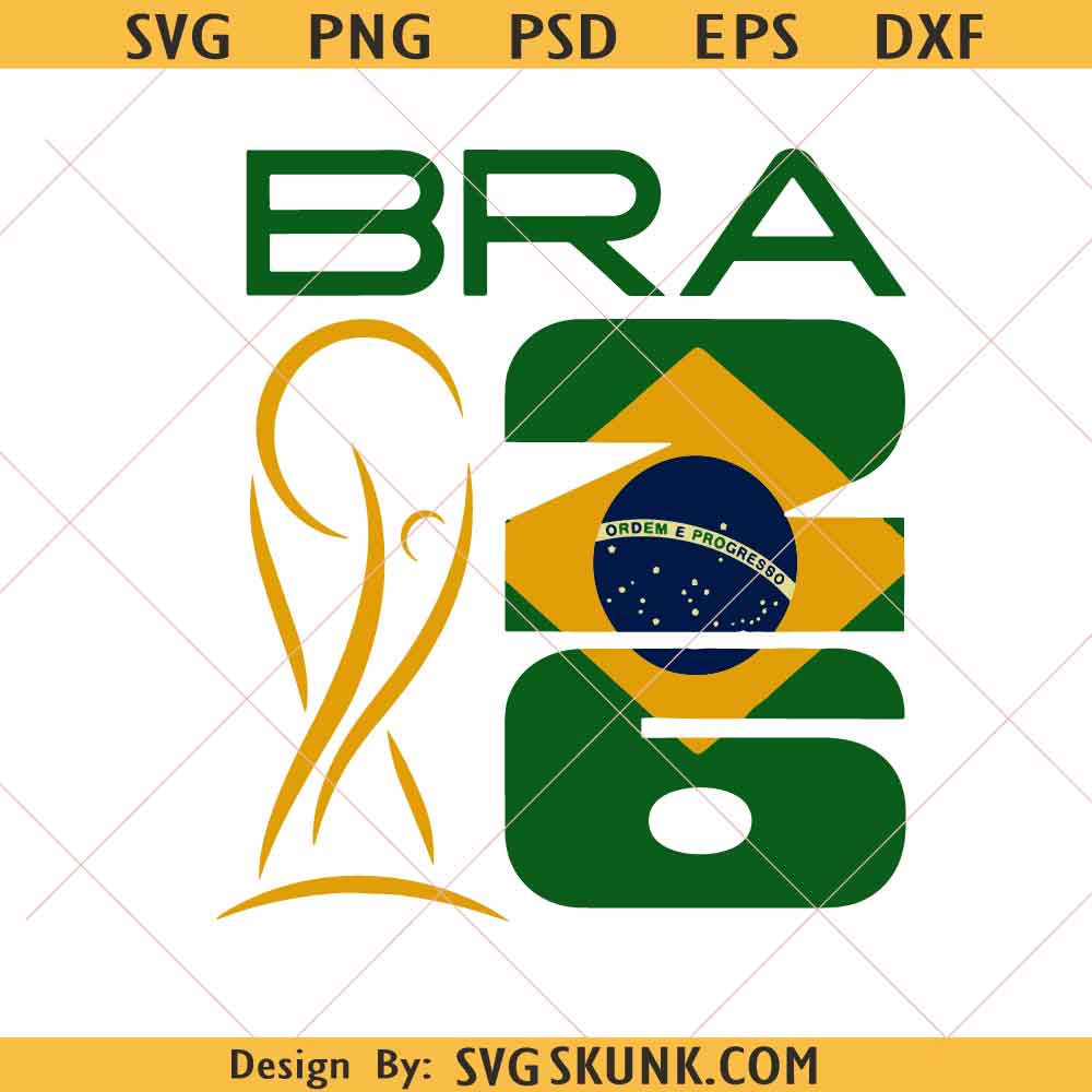 2026 World Cup Brazil Svg 2026 World Cup Brazil Svg, Brazil Soccer Fan Design,Brazil 2026 World Cup SVG