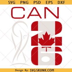 Canada World Cup 2026 SVG, Canada Soccer World Cup 2026 SVG, World Cup 2026 SVG