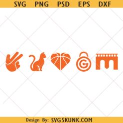Digital New York Knicks Basketball SVG, Three Finger Bodega Cat, Heart, Lock, Castle SVG PNG