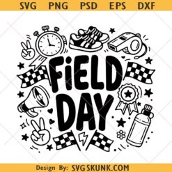 Field Day School Game Day svg png, Field Day Vibes Svg | Field Day Svg | School Game Day Svg