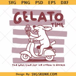 Gelato Dog Ice Cream Roller svg png, Italian Ice Cream svg png, Plotterdatei hund eis roller