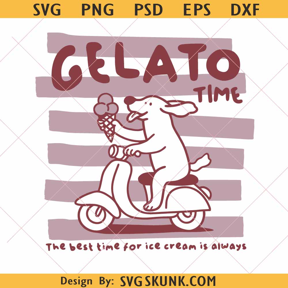 Gelato Dog Ice Cream Roller svg png Gelato Dog Ice Cream Roller svg png, Italian Ice Cream svg png, Plotterdatei hund eis roller