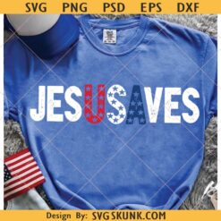 Jesus Saves USA SVG PNG