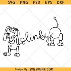 Slinky Dog PNG, Toy Story SVG, Andy Woody Buzz Lightyear SVG png