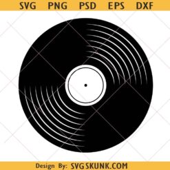 Vinyl Record Svg, Vinyl Record Png, Music Disc Record Svg, Vinyl Disc Svg