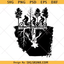 Welcome to Hawkins Svg, Stranger Things Svg, Hawkin’s Indiana Svg