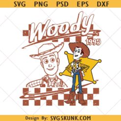 Woody Disney Pixar Toy Story svg png, Disney Toy Story 1995 Retro PNG, Woody Buzz Lightyear Rex PNG