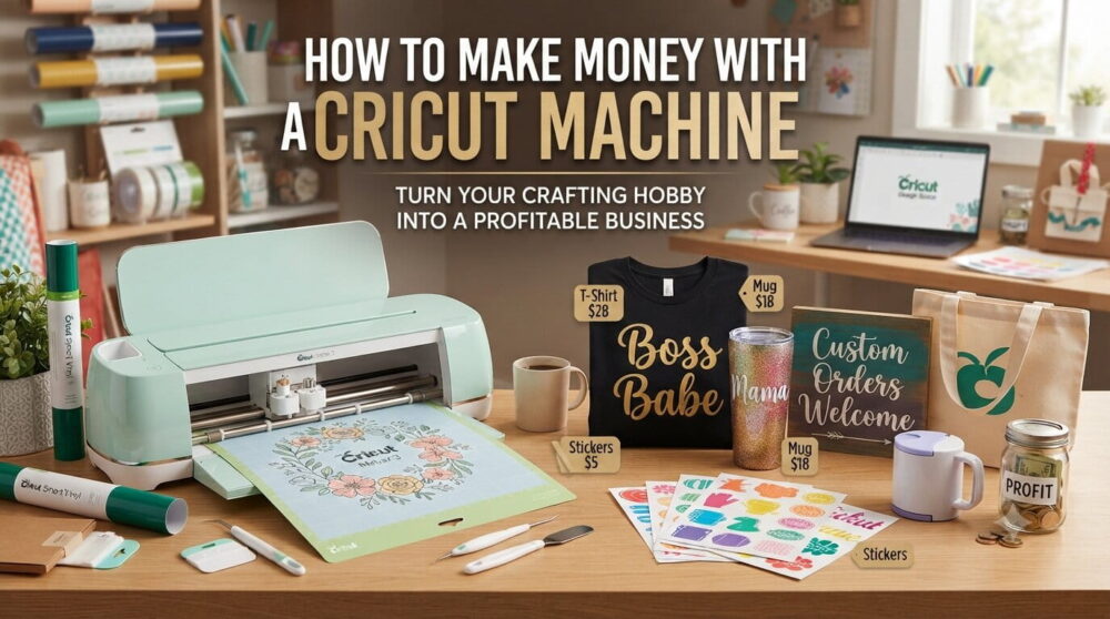 How to make money with a cricut machine