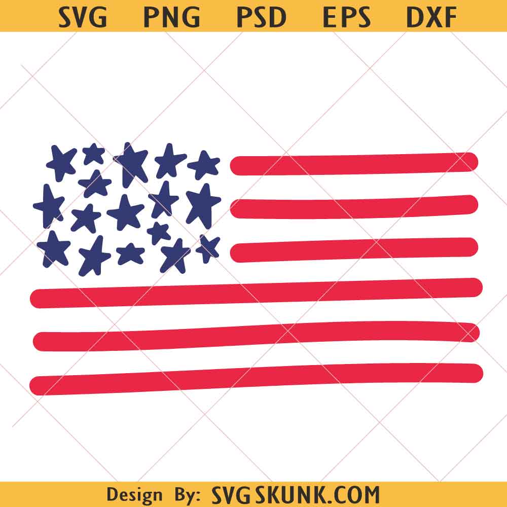 Stars and Stripes svg Stars and Stripes svg, American Flag svg, 4th of July svg, Patriotic SVG