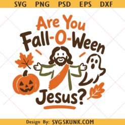 Are You Fall-O-Ween Jesus svg png, Christian Halloween svg png, Halloween Jesus png