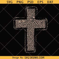 Cheetah print Cross svg png