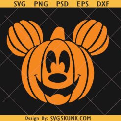 Mouse Head Halloween Pumpkin svg png, Halloween Pumpkin SVG, Halloween costume svg