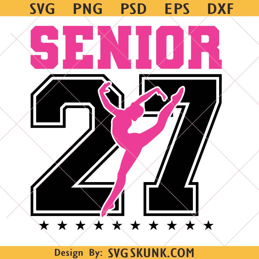 Senior dance mom 2027 svg png
