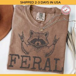 Distressed Feral Raccoon shirt