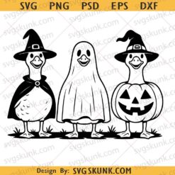 Halloween goose svg png, spooky season svg, Ghost Pumpkin Goose Svg,Just a Spooky Goose Svg