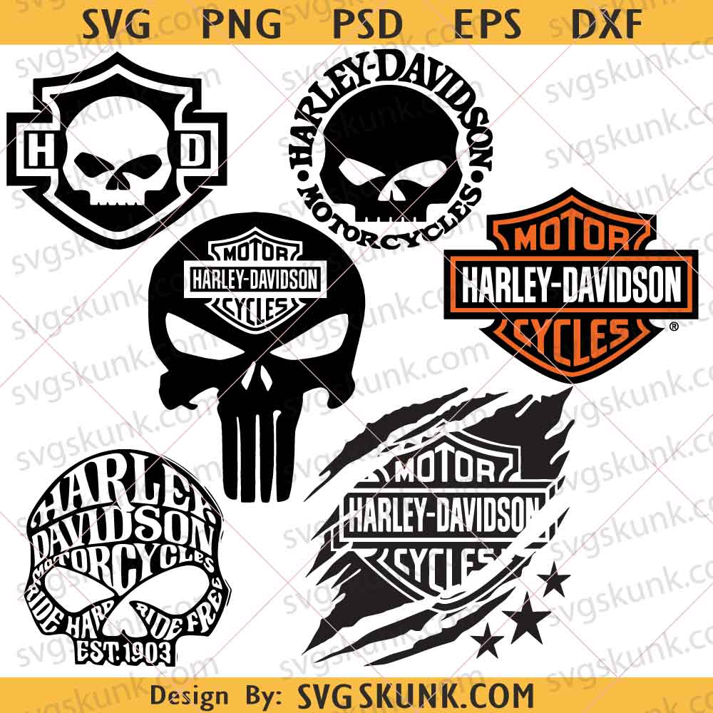 Harley Davidson logo SVG bundle, Harley Davidson Motorcycles svg, Harley Davidson svg png bundle