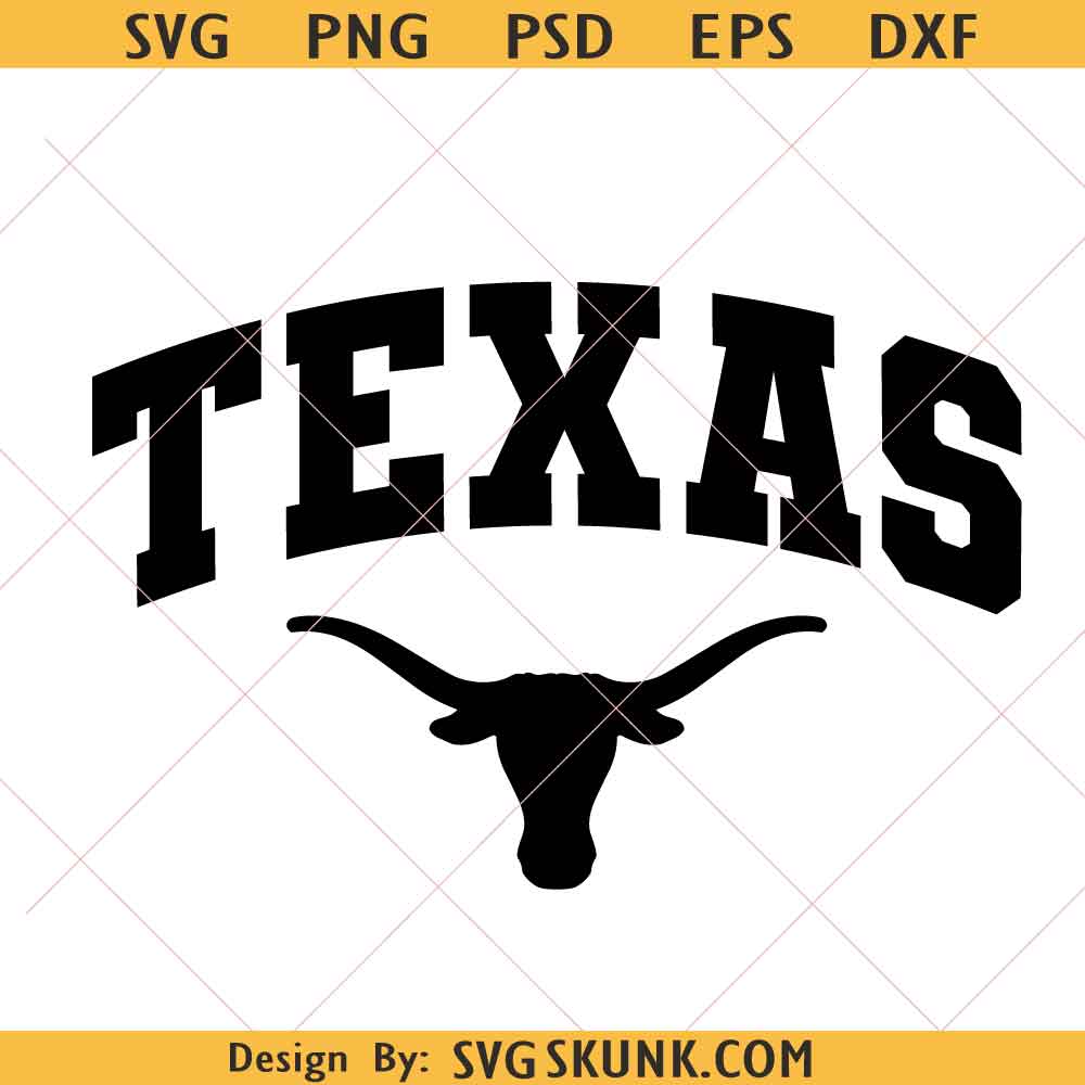 Texas Longhorn SVG, longhorns Png, Western Bull Skull png, Western Texas SVG