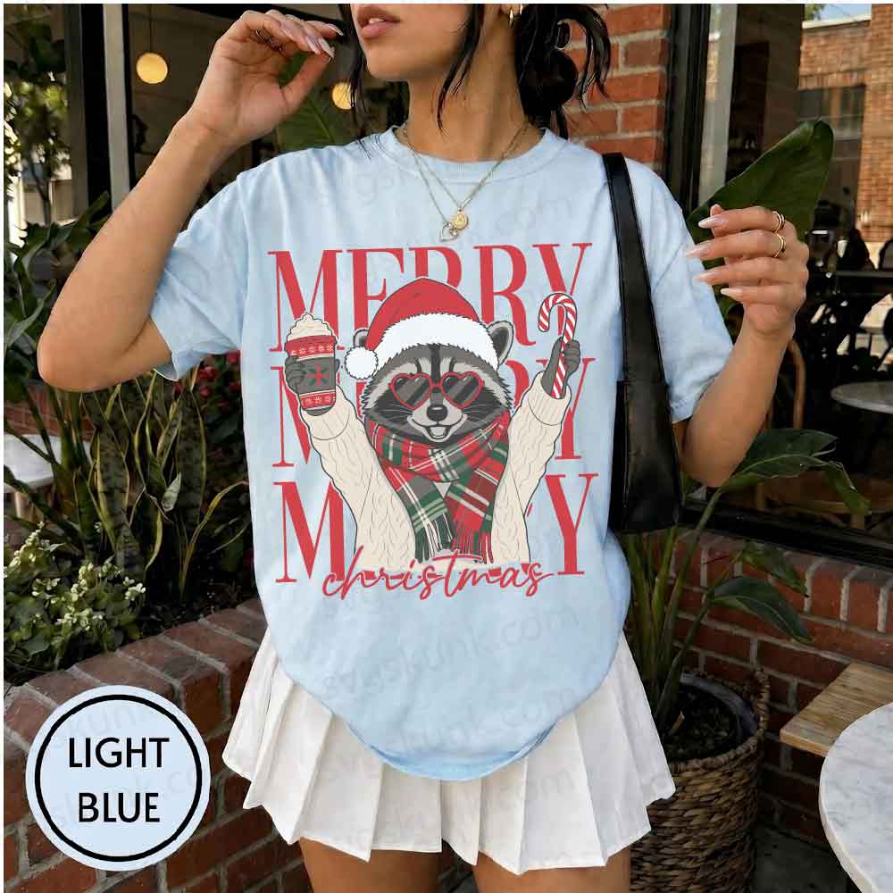 Christmas Raccoon Merry Christmas shirt, Merry Christmas Raccoon shirt