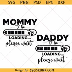 Mommy to Be svg png, daddy to Be svg png, Pregnant announcement svg png