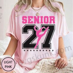 Senior dance mom 2027 shirt, cheer dance mom shirt comfort colors - Image 3