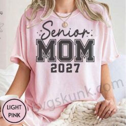 Senior Mom 2027 shirt, Class of 2027 shirt, Graduation 2027 shirt comfort colors - Image 3