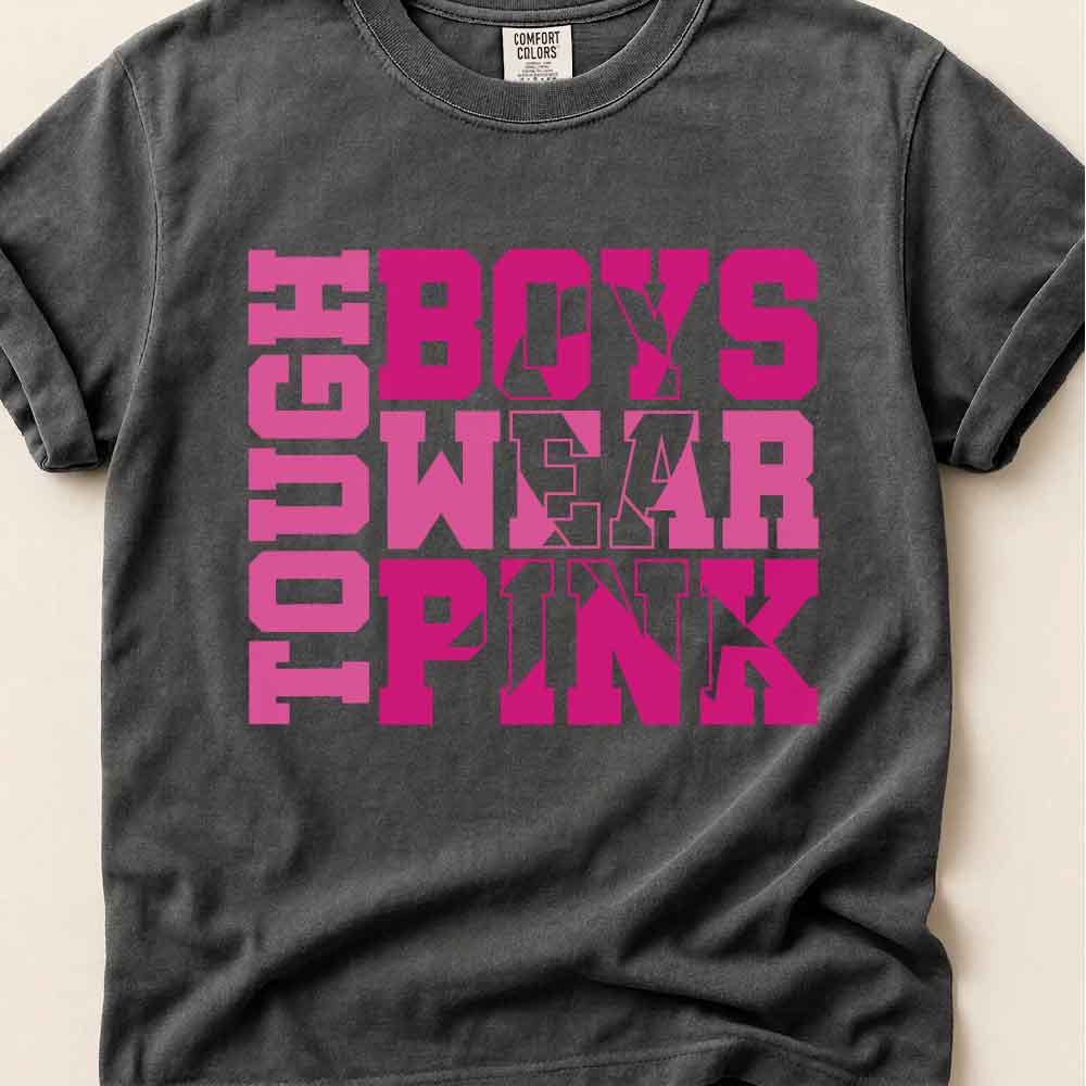 Tough Boys Wear Pink SVG